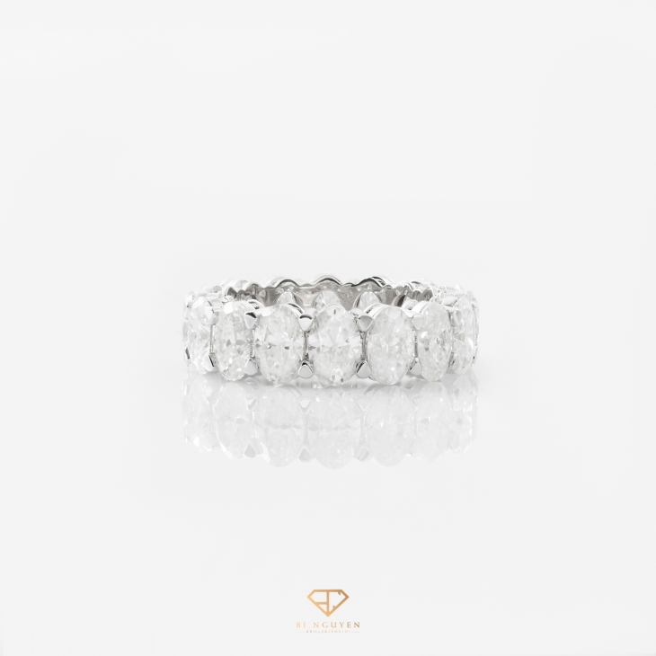 Oval Diamond Eternity Ring