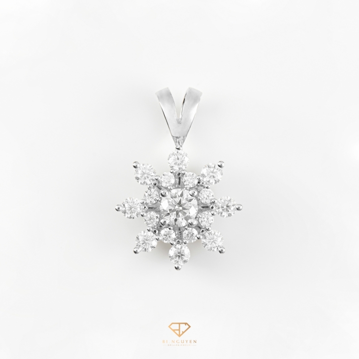 Diamond Snowflake Pendant