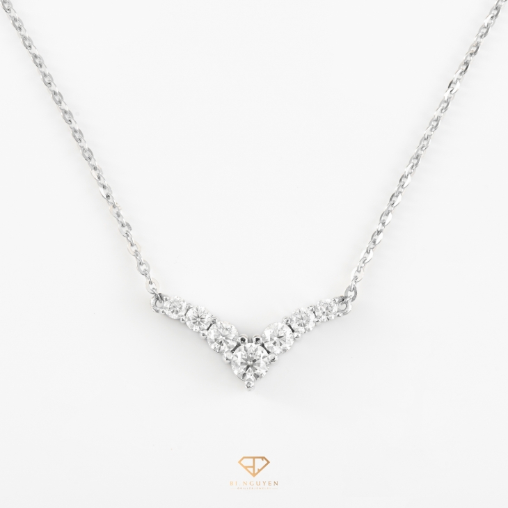 Diamond V Necklace