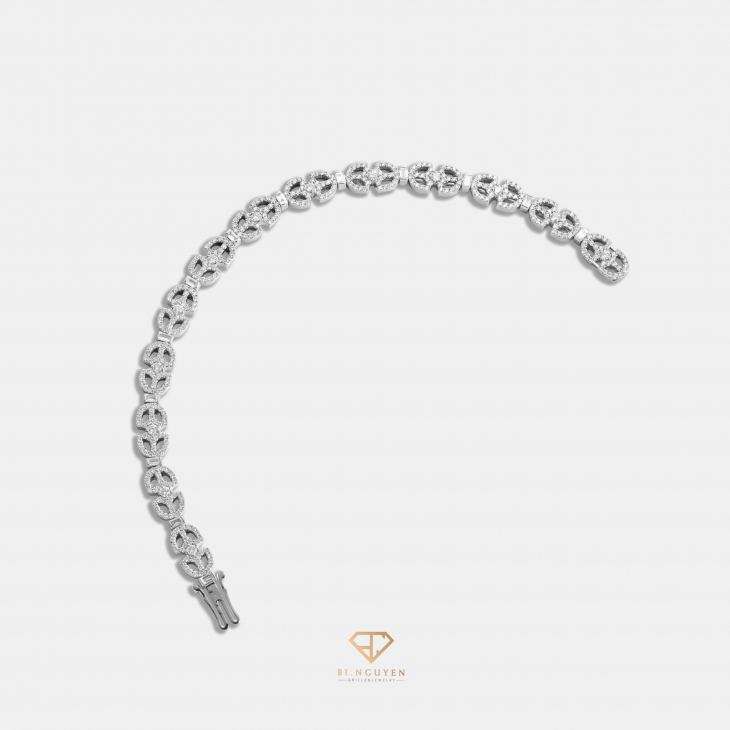 Vintage Baguetty Diamond Bracelet