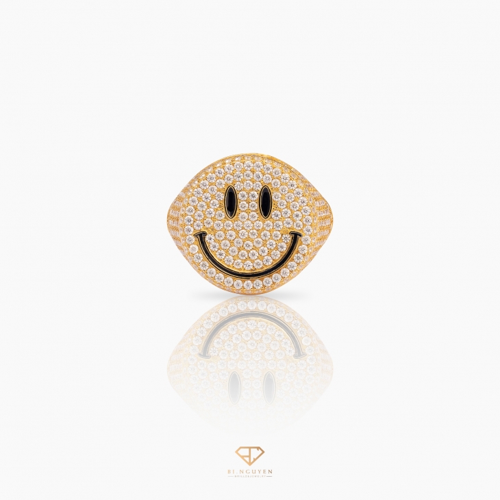 Smiley Signet Ring