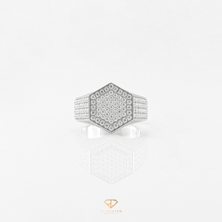 Hexagon Signet Ring